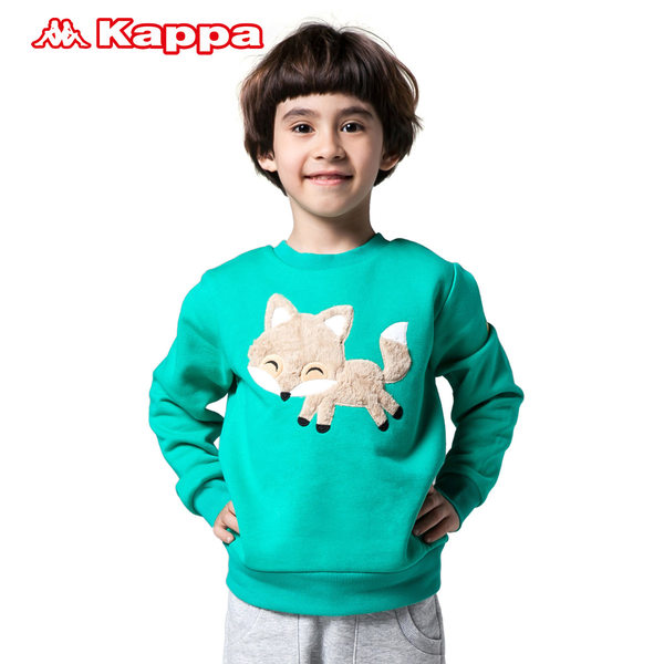 Kappa kids卡帕童装男女儿童运动服圆领套头卫衣|K04S2WT34
