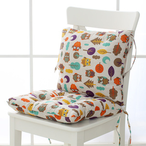 连体棉麻坐垫靠垫