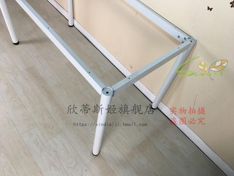 欣蒂斯姬 圆管办公桌腿餐桌腿电脑桌脚会议桌脚架铁艺桌子腿定制