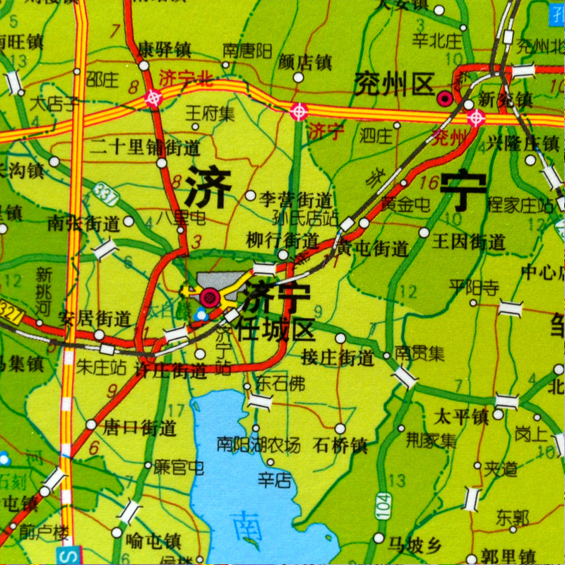 2017全新版 山东省地图 挂图 1.1*0.