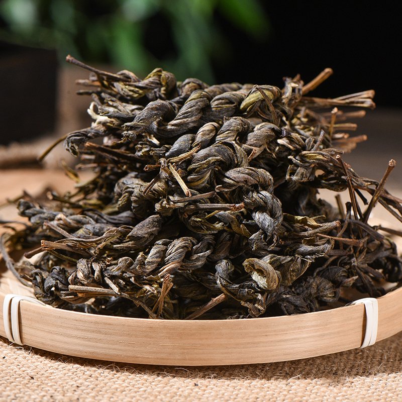普洱茶生茶勐库辫子茶手工茶百年古树茶纯料普洱茶