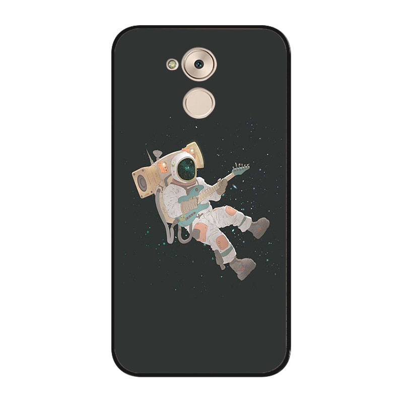 太空宇航员创意 华为荣耀畅享6s 5s 7plus手机壳硅胶防摔黑边软套