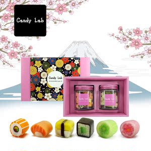 手工切片糖粉色和风礼盒