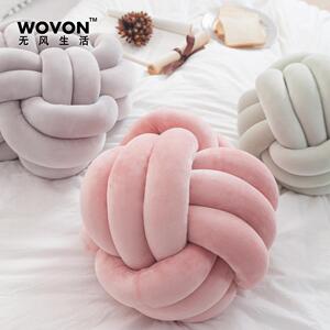 丹麦网红ins同款打结抱枕