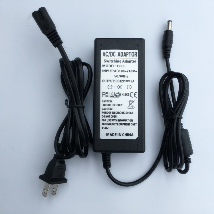 12v3a 36w电源适配器 液晶显示器开关电源 led灯条 灯带电源配器_双氙