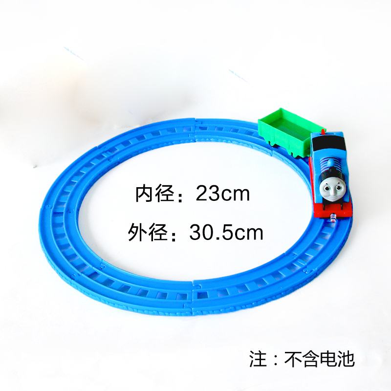 轨道托马斯 电动小火车圆形轨道儿童场景生日蛋糕装饰摆件