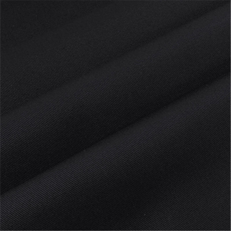 新款牛仔布棉布布料黑色棉布料厚斜纹布料弹力春季休闲装风衣面料