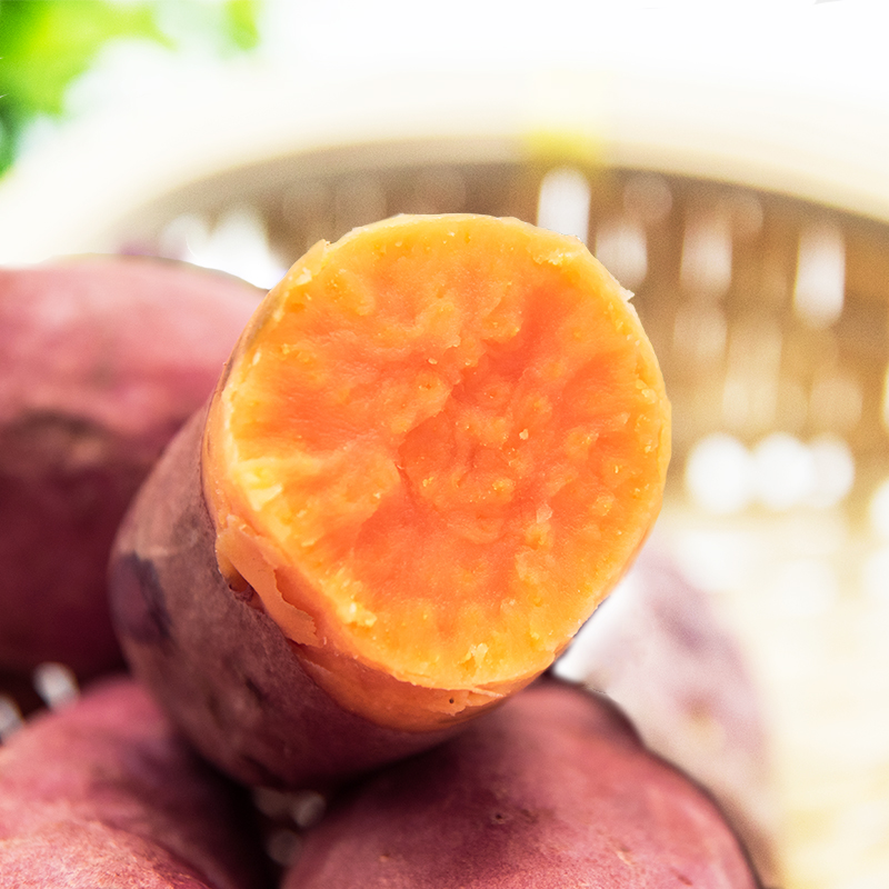 现挖发货原生态橙红心地瓜 农家自产新鲜红薯香番薯山芋蔬菜5斤