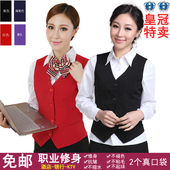 马甲背心 西装 银行酒店工作制服马夹修身 工服马甲女士马甲职业女装