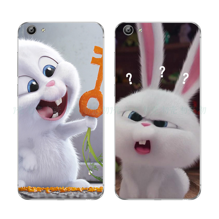 vivox5/6 s plus爱宠大机密可爱萌坏兔子步步高x7 plus手机软壳套