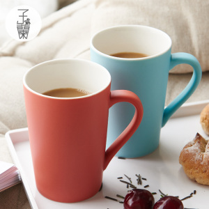 简约纯色陶瓷马克杯