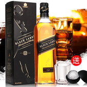 Walker尊尼获加12年苏格兰黑牌威士忌 黑方威士忌 洋酒Johnnie
