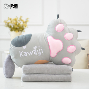 抱枕被子两用多功能靠垫