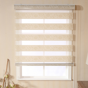 双层全遮光百叶窗帘