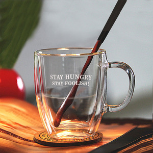 带盖勺耐热玻璃杯