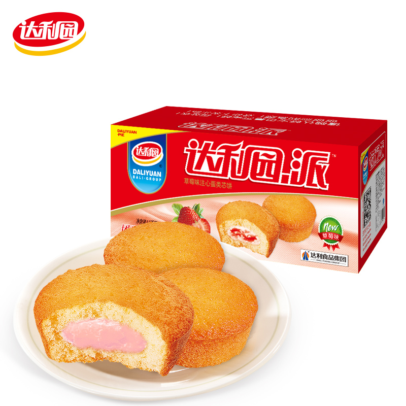 达利园蛋黄派注心派蛋糕1500g 代餐早餐食品面包糕点心整箱大礼包