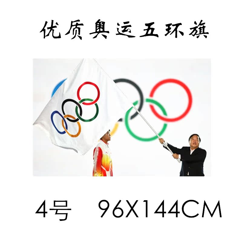 校旗 司旗导游旗 运动会旗 奥运五环旗 个性定制四号旗子 注水旗5