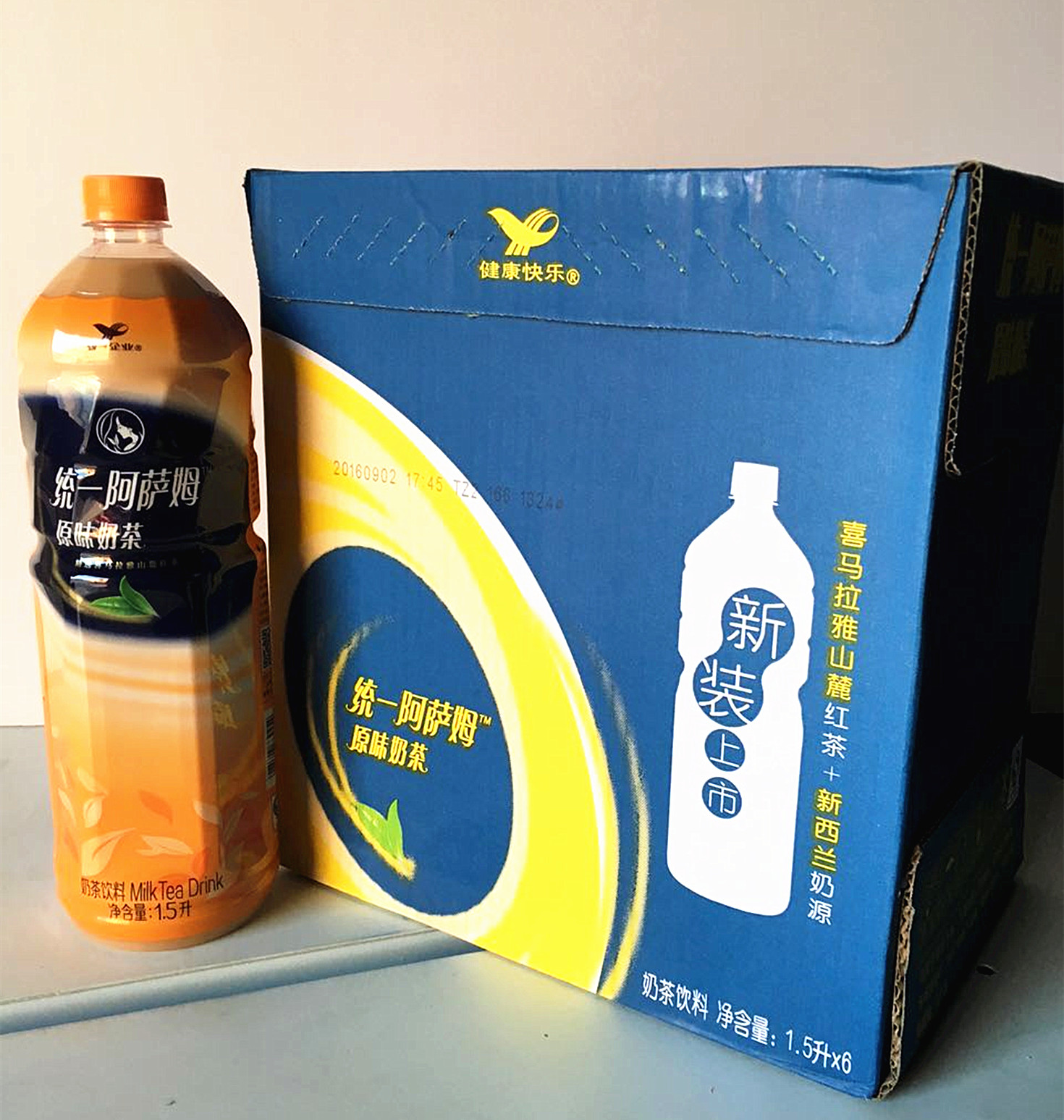 统一阿萨姆奶茶原味1.5l*6瓶