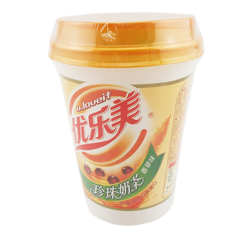 喜之郎 优乐美 70g香草味珍珠奶茶x15杯 速溶冲饮品 饮料