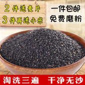 现炒熟芝麻 可磨粉即食 500g沂蒙山区自产黑芝麻 黑芝麻 地锅现炒