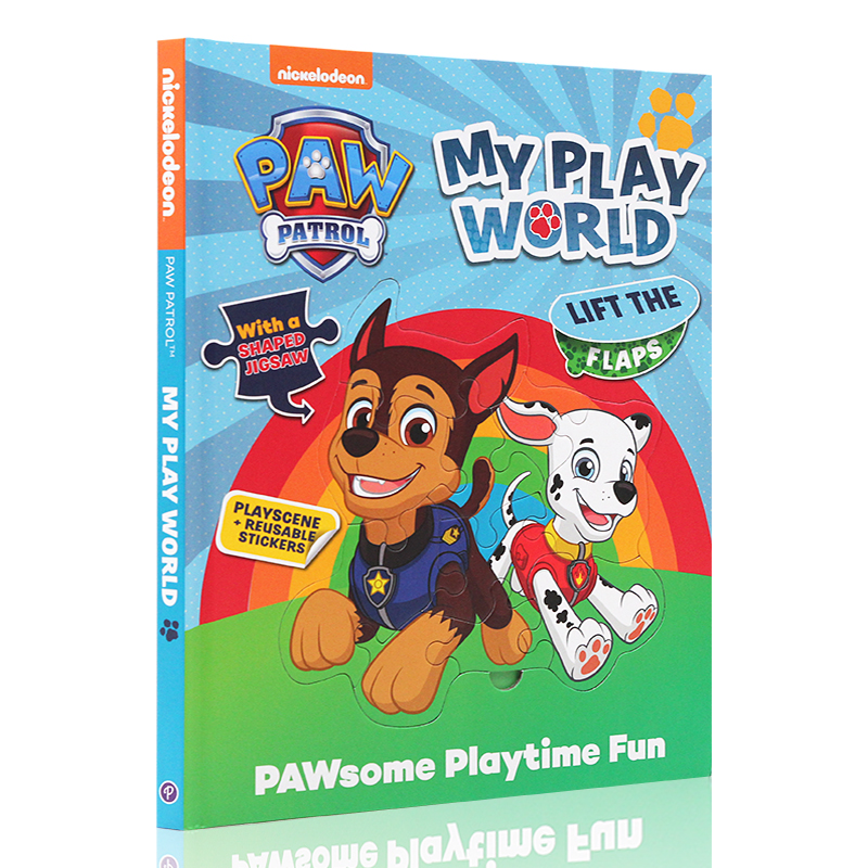 原版绘本 paw patrol my play world 汪汪队立大功paw some playtime