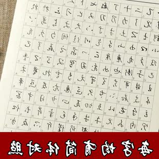 草字帖字典大学生练字钢笔初学练字 行草法临摹练字帖