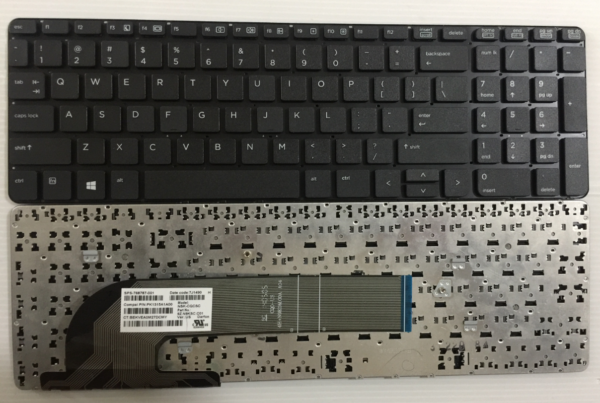 原装us hp 惠普 probook 450 g0 455 g1 470 g1笔记本键盘