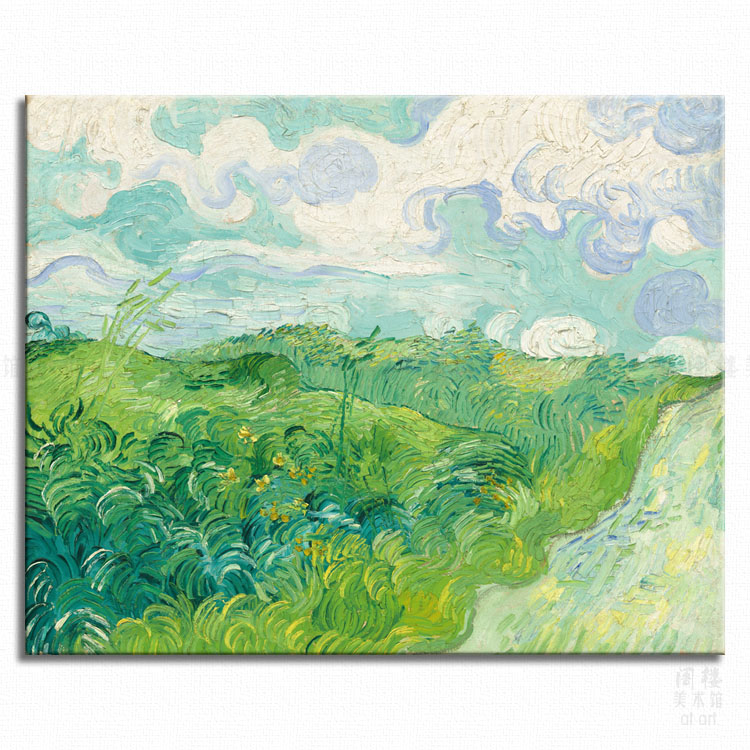 麦田风景3款 vincent van gogh 梵高 后印象派艺术装饰画 a组