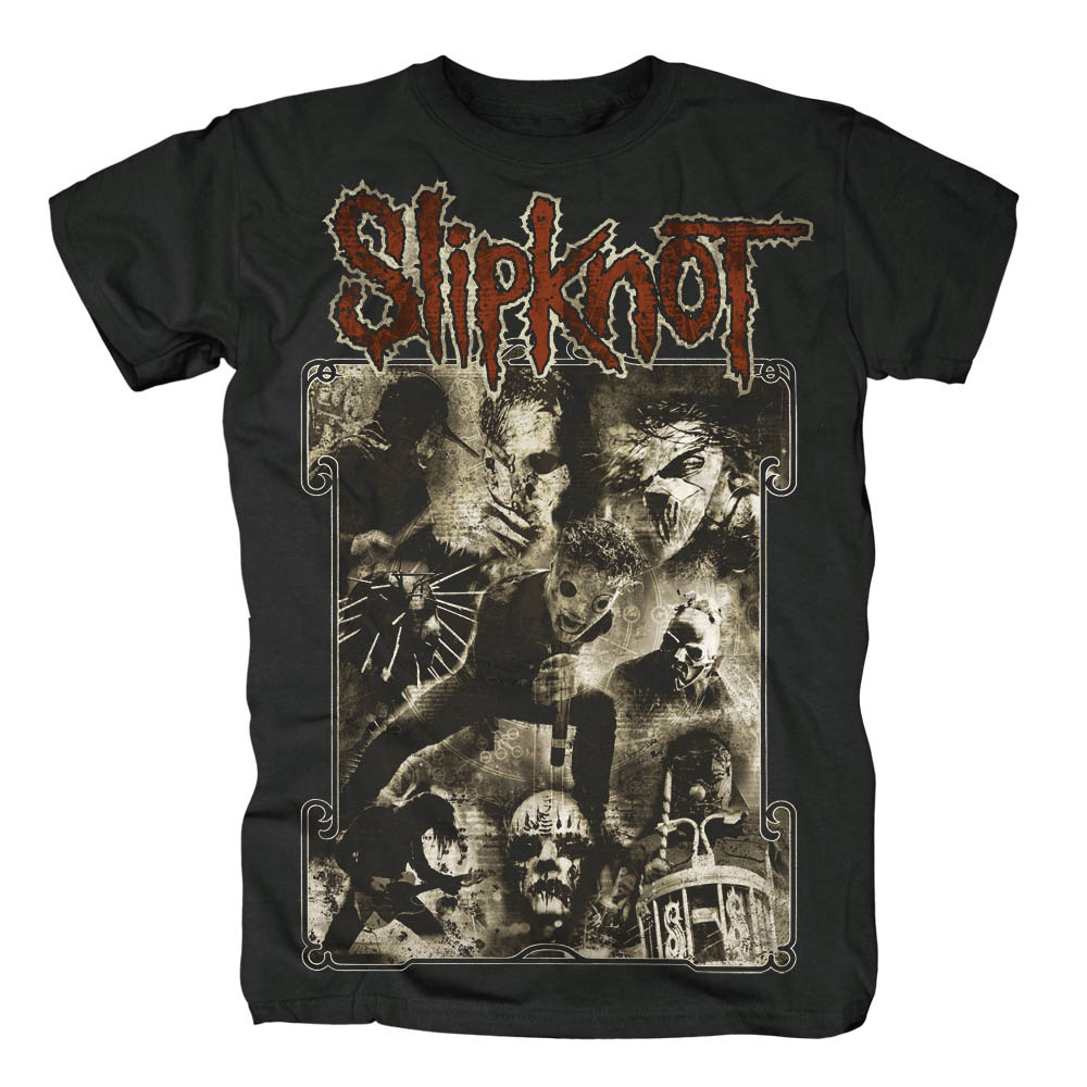 华人摇滚 slipknot 活结乐队 金属朋克 台湾巡演t恤