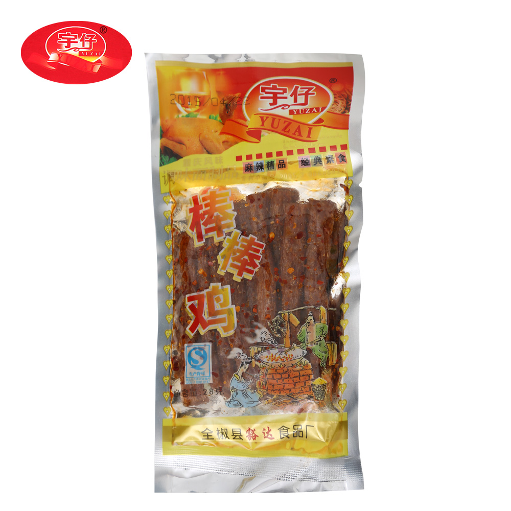 宇仔棒棒鸡26g辣条面筋豆干大刀肉休闲麻辣素零食品80后儿时小吃