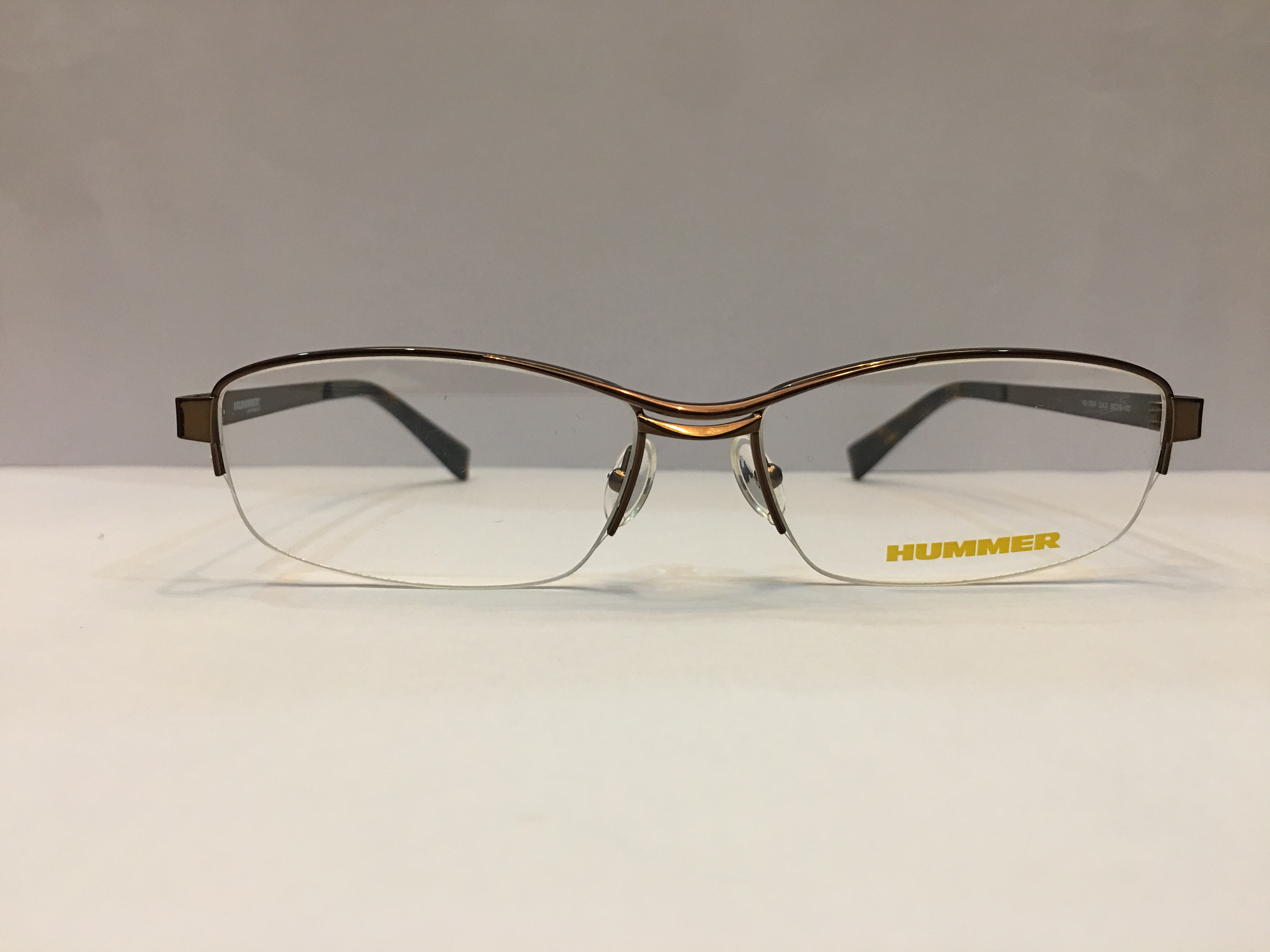 hummer悍马专柜正品 眼镜架 超轻近视眼镜男 半框 舒适近视镜框