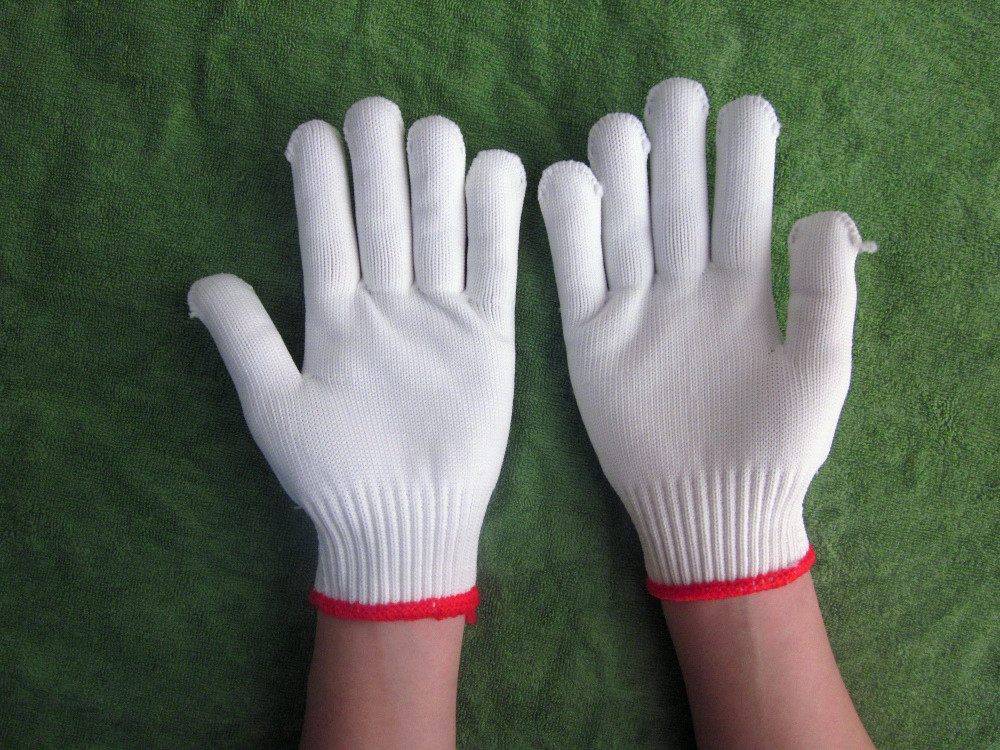 劳保手套 棉纱手套尼龙手套线手套纱手套白手