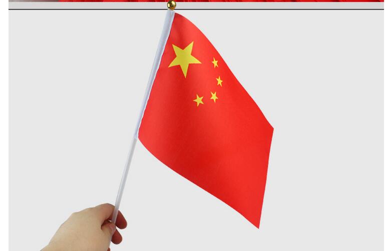 运动会手拿小国旗 运动会开幕式入场式道具 手挥旗加油小红旗