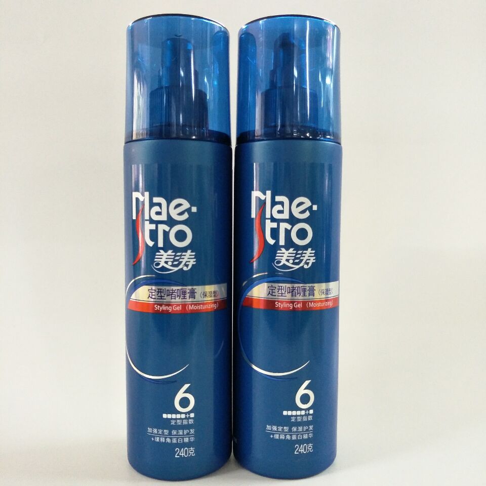 美涛强力定型啫喱膏(保湿型)240ml 男女清爽保湿护发头发定型膏