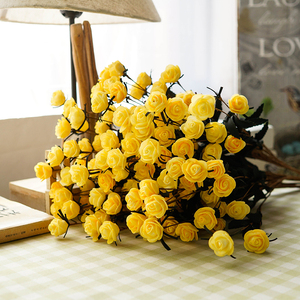 仿真十五头玫瑰花