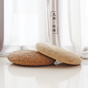 茶道草编蒲团加厚坐垫