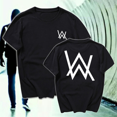 艾伦沃克dj短袖t恤 alan walker t-shirt同款faded电音半袖 男女