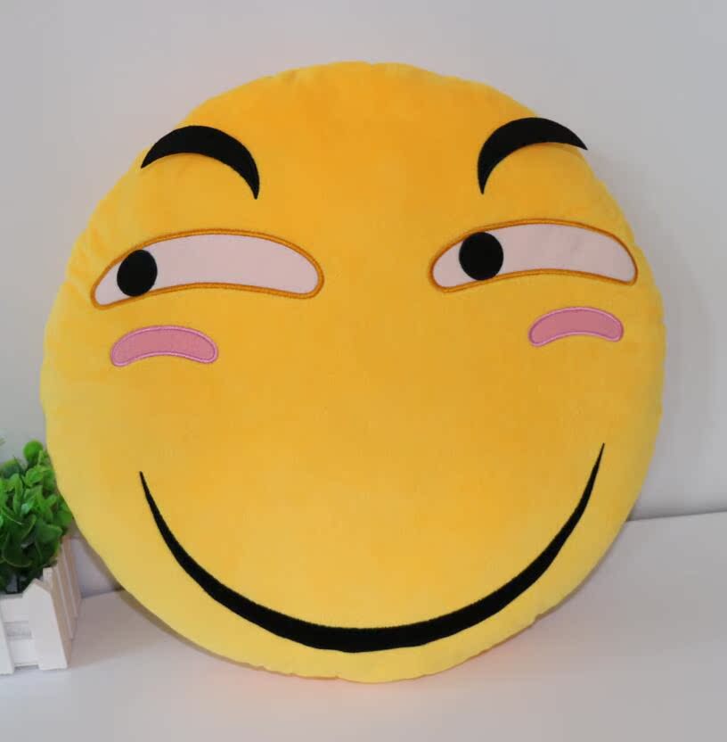 现货滑稽抱枕害怕脸表情搞笑恶搞装逼二次元动漫抱枕靠垫 琦