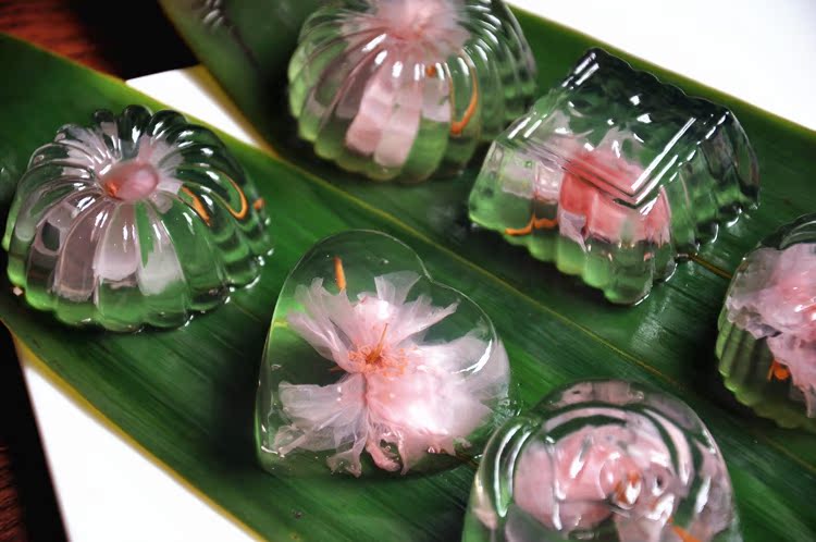 樱花水晶月饼原料套餐水晶果冻月饼樱花水信玄饼原料烘焙原料