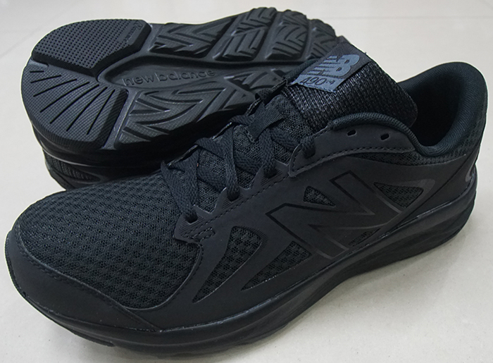 新百伦new balance全黑防滑慢跑鞋运动鞋 m490ck4 2e宽