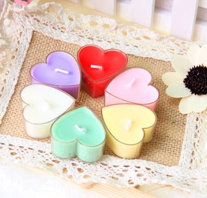 精致pvc盒装心形香薰蜡烛
