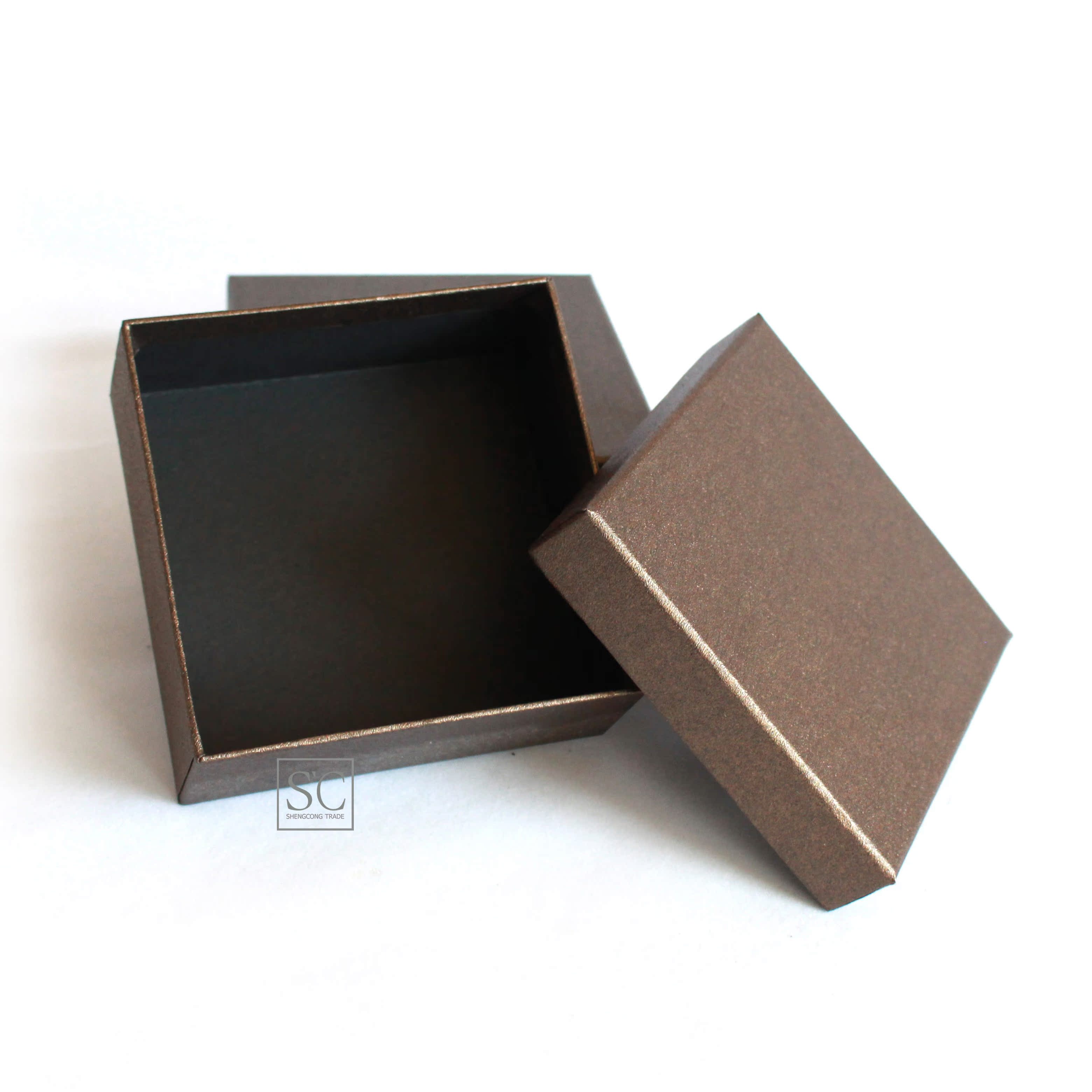 现货 咖啡色天地盖皮带盒 包装盒 高级礼盒纸盒定制 13*13*5.