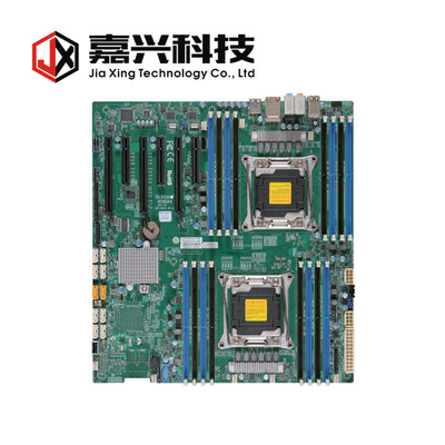 全新超微x10dai lga2011-3 c612 双路e5-2600v3v4 图形工作站主板