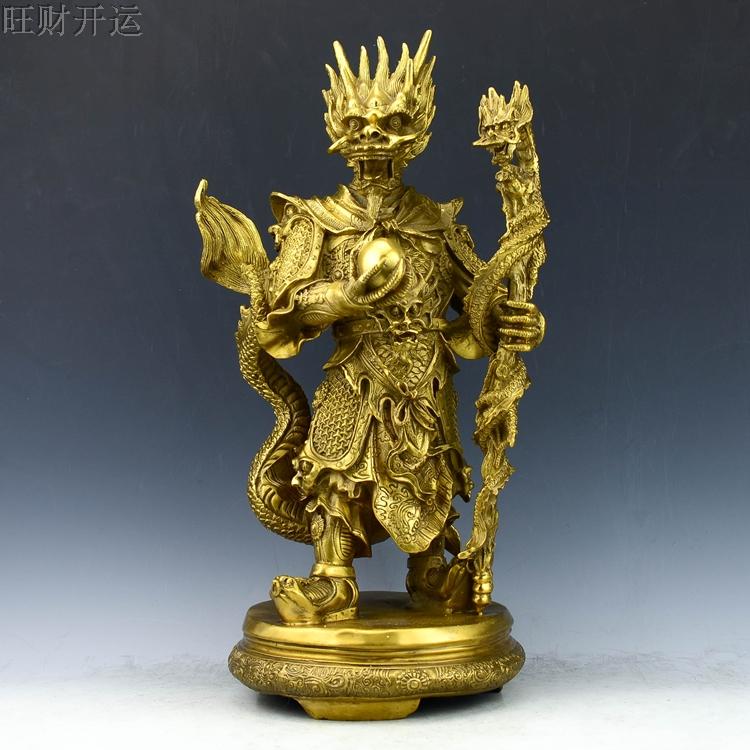 四海龙王佛像泰国白龙王神像风调雨顺道教供奉树脂手工艺品摆件