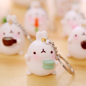 可爱土豆兔汽车书包装饰