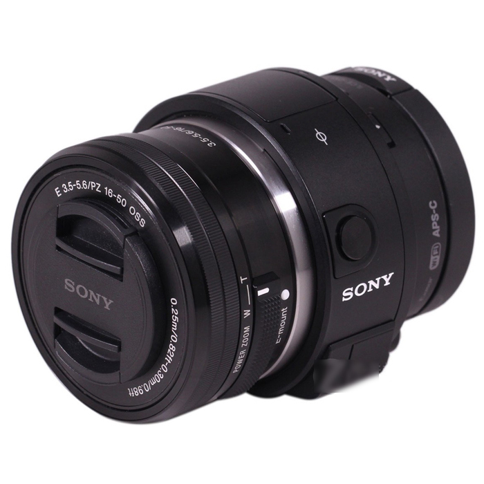 sony/索尼 ilce-qx1l微单数码相机 可更换镜头 内置闪光灯 自拍