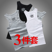 运动工字 夏季纯棉薄款 紧身弹力汗背心男青少紧身篮球小衫 天天特价