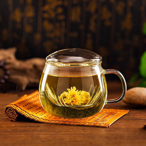 耐热玻璃过滤花茶杯