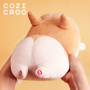 七夕礼物 Cozicroo柯基胖屁玩偶