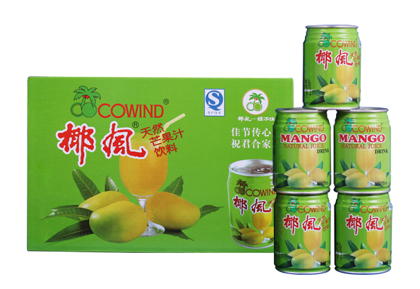 椰风挡不住罐装饮料天然芒果汁饮料强力芒果汁果味饮料整箱24罐